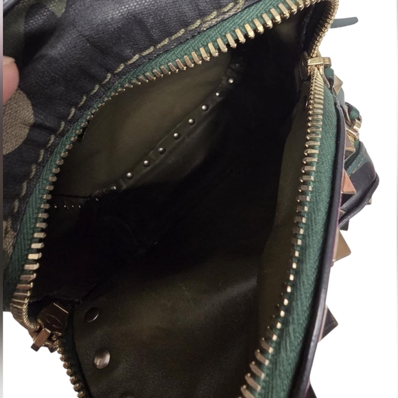 VALENTINO‎  Garavani Rockstud Leather Backpack Camouflage main image 13